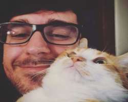 He has a pet cat and he often shares a picture with his pet on Instagram.